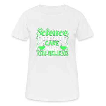 Science - T-shirt respirant Femme - blanc - Devant - AI Model Female 172 dark (172cm)