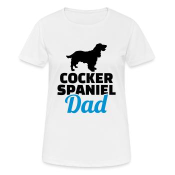 Cocker Spaniel - Women's Breathable T-Shirt - white - Front - AI Model Female 172 dark (172cm)