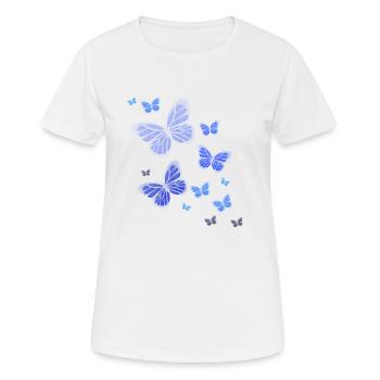 Papillon Papillon Papillon enfants - T-shirt respirant Femme - blanc - Devant - AI Model Female 172 dark (172cm)