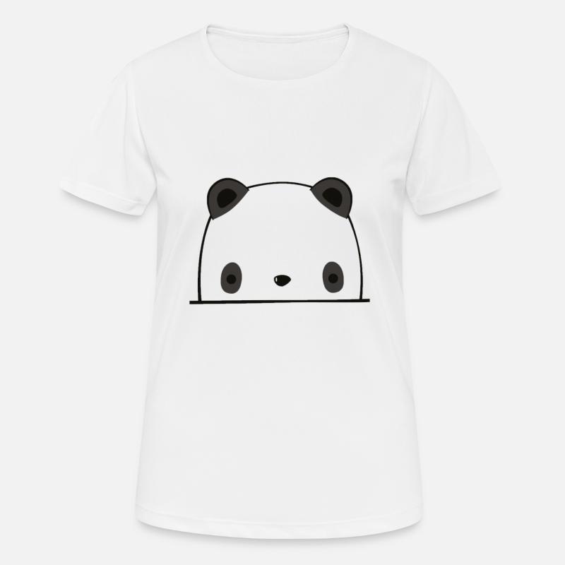 Panda - Women's Breathable T-Shirt - white