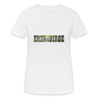Erzgebirge - Frauen T-Shirt atmungsaktiv - Weiß - Vorne - AI Model Female 172 dark (172cm)
