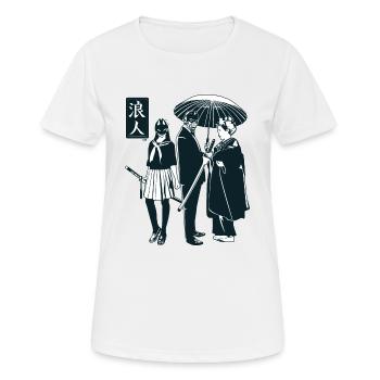 Ronin Family - Women's Breathable T-Shirt - white - Front - AI Model Female 172 dark (172cm)