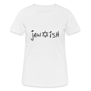 Jewish | Star Of David - Women's Breathable T-Shirt - white - Front - AI Model Female 172 dark (172cm)