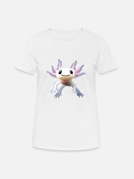 axolotl - Women's Breathable T-Shirt - white