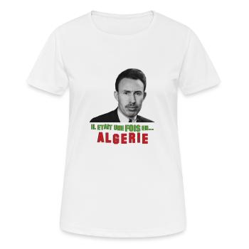 Es war einmal in Algerien - Frauen T-Shirt atmungsaktiv - Weiß - Vorne - AI Model Female 172 dark (172cm)