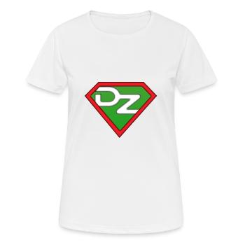Super DZ - Women's Breathable T-Shirt - white - Front - AI Model Female 172 dark (172cm)