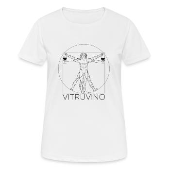 Vigneron Vino de Vitruve Vigneron Homme de Vitruve - T-shirt respirant Femme - blanc - Devant - AI Model Female 172 dark (172cm)