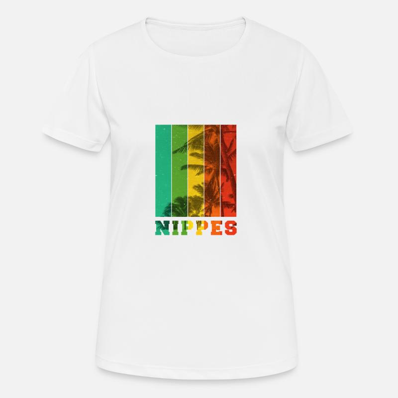 veedel nippes - Women's Breathable T-Shirt - white