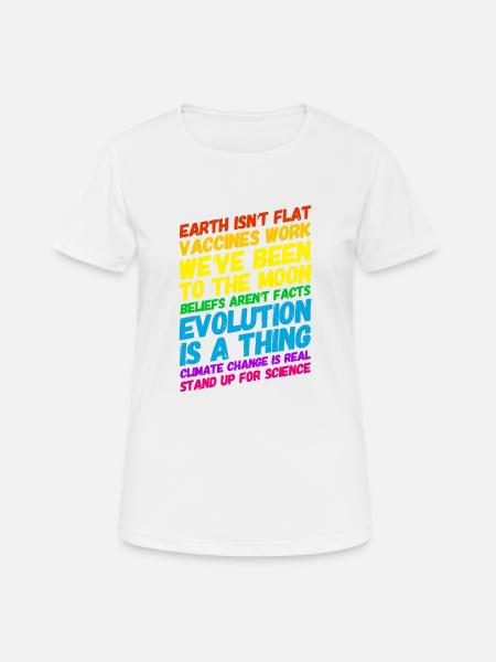 Science 2020 Science Statement - Women's Breathable T-Shirt - white