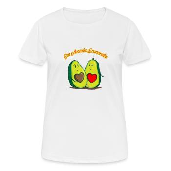 Avocados in Love - Couple, Couples - Women's Breathable T-Shirt - white - Front - AI Model Female 172 dark (172cm)