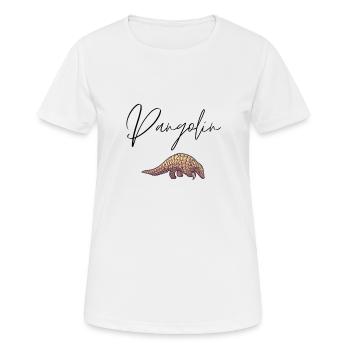 Pangolin - Women's Breathable T-Shirt - white - Front - AI Model Female 172 dark (172cm)