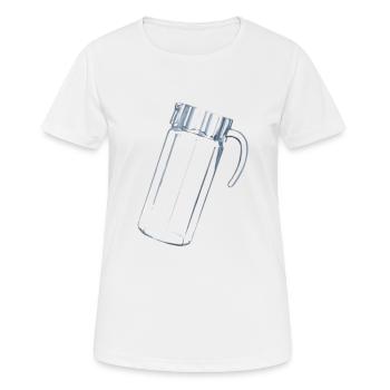 KorpoUniversum - Single Octopott - T-shirt respirant Femme - blanc - Devant - AI Model Female 172 dark (172cm)