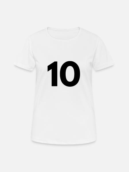 10 - Women's Breathable T-Shirt - white