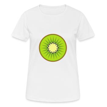 kiwi - T-shirt respirant Femme - blanc - Devant - AI Model Female 172 dark (172cm)
