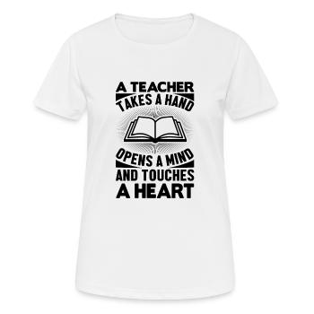 Professoren, Lehrer - Frauen T-Shirt atmungsaktiv - Weiß - Vorne - AI Model Female 172 dark (172cm)