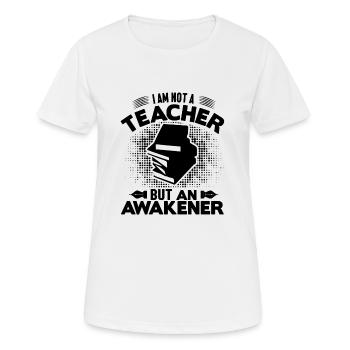 Professoren, Lehrer - Frauen T-Shirt atmungsaktiv - Weiß - Vorne - AI Model Female 172 dark (172cm)
