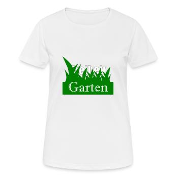 Garten - Frauen T-Shirt atmungsaktiv - Weiß - Vorne - AI Model Female 172 dark (172cm)
