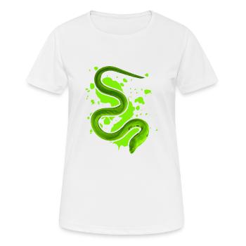 Fluorescent Eel by The Manzanita's - Women's Breathable T-Shirt - white - Front - AI Model Female 172 dark (172cm)