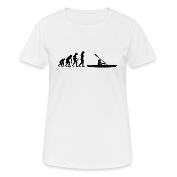 Canoë Kayaker Pad Kayak Ramaque Kayak - T-shirt respirant Femme - blanc - Devant - AI Model Female 172 dark (172cm)