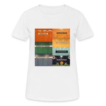 Berlin - T-shirt respirant Femme - blanc - Devant - AI Model Female 172 dark (172cm)