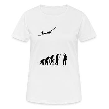 Planeur aviation planeurs planeurs planeurs - T-shirt respirant Femme - blanc - Devant - AI Model Female 172 dark (172cm)