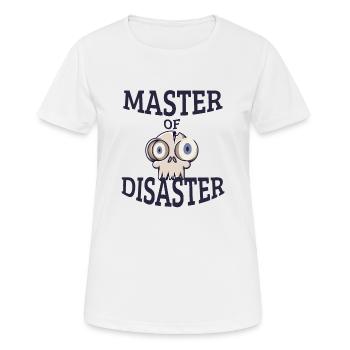 Master of Disaster - T-shirt respirant Femme - blanc - Devant - AI Model Female 172 dark (172cm)
