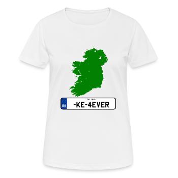 kildare Irlande - T-shirt respirant Femme - blanc - Devant - AI Model Female 172 dark (172cm)