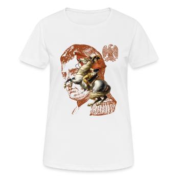 Napoleon 1 - T-shirt respirant Femme - blanc - Devant - AI Model Female 172 dark (172cm)