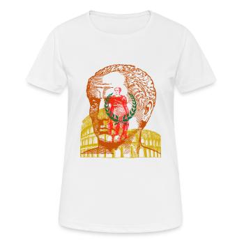 Cesar 1 - T-shirt respirant Femme - blanc - Devant - AI Model Female 172 dark (172cm)