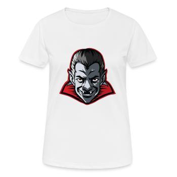 Vampire - T-shirt respirant Femme - blanc - Devant - AI Model Female 172 dark (172cm)