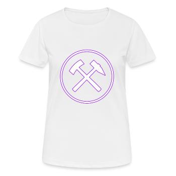 Hammer and mallet - Women's Breathable T-Shirt - white - Front - AI Model Female 172 dark (172cm)