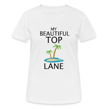 League Legend Top lane fun design - Women's Breathable T-Shirt - white - Front - AI Model Female 172 dark (172cm)