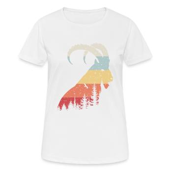 Capricorne - T-shirt respirant Femme - blanc - Devant - AI Model Female 172 dark (172cm)
