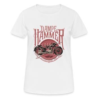 AWO 425 Touren - Frauen T-Shirt atmungsaktiv - Weiß - Vorne - AI Model Female 172 dark (172cm)