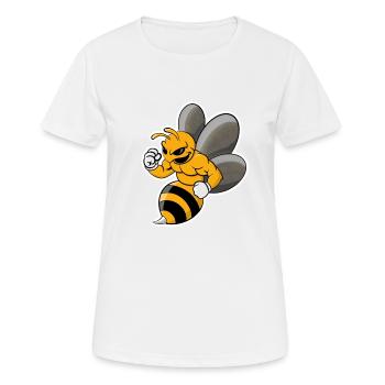 conception cool de guêpe - T-shirt respirant Femme - blanc - Devant - AI Model Female 172 dark (172cm)