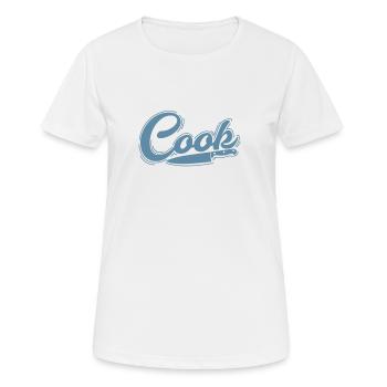Cook in the kitchen with knife cooking kitchen - Women's Breathable T-Shirt - white - Front - AI Model Female 172 dark (172cm)