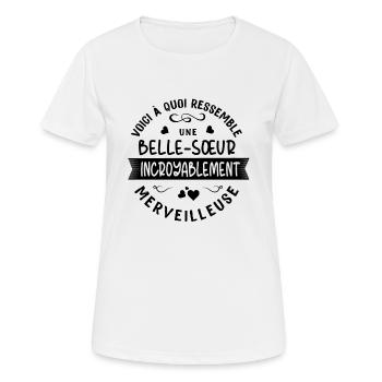 Lustiges Schwägerin Geschenk Spruch - Frauen T-Shirt atmungsaktiv - Weiß - Vorne - AI Model Female 172 dark (172cm)
