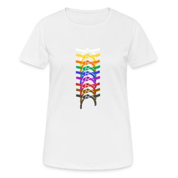 Ceinture de Karaté Arts Martiaux Japonais Arts Martiaux Arts Martiaux Arts Martiaux - T-shirt respirant Femme - blanc - Devant - AI Model Female 172 dark (172cm)