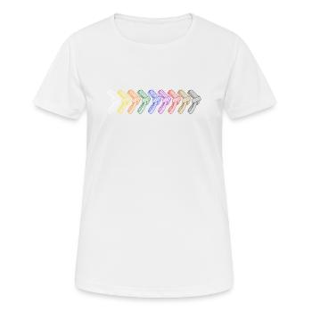 Ceinture de Karaté Arts Martiaux Japonais Arts Martiaux Arts Martiaux Arts Martiaux - T-shirt respirant Femme - blanc - Devant - AI Model Female 172 dark (172cm)
