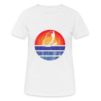 Windsurfer Surf Kitesurfer Windsurfing Cadeau - T-shirt respirant Femme - blanc - Devant - AI Model Female 172 dark (172cm)