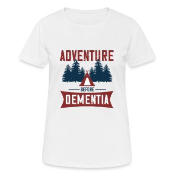 Abenteuer vor Demenz - Frauen T-Shirt atmungsaktiv - Weiß - Vorne - AI Model Female 172 dark (172cm)