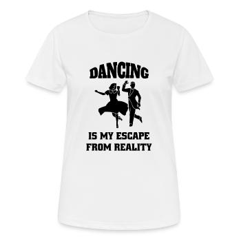 Dancing Sport Gift Dance Sport Hobby Dancer - Women's Breathable T-Shirt - white - Front - AI Model Female 172 dark (172cm)