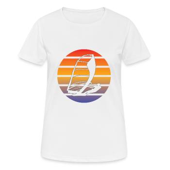 Windsurfer Surf Kitesurfer Windsurfing Cadeau - T-shirt respirant Femme - blanc - Devant - AI Model Female 172 dark (172cm)