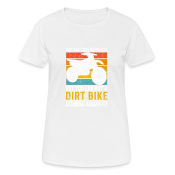 You can't buy happiness, but you can buy a - Women's Breathable T-Shirt - white - Front - AI Model Female 172 dark (172cm)