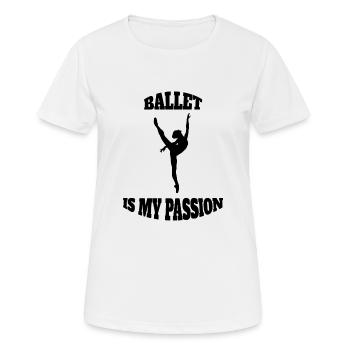 Ballerina Tänzerin Ballett Geschenk Tanzkurs Tanz - Frauen T-Shirt atmungsaktiv - Weiß - Vorne - AI Model Female 172 dark (172cm)