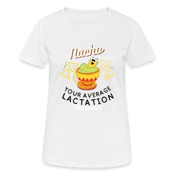 Funny lactation consultant breastfeeding support - Women's Breathable T-Shirt - white - Front - AI Model Female 172 dark (172cm)