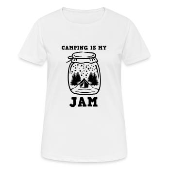 Mountain range mountains hiking nature - Women's Breathable T-Shirt - white - Front - AI Model Female 172 dark (172cm)