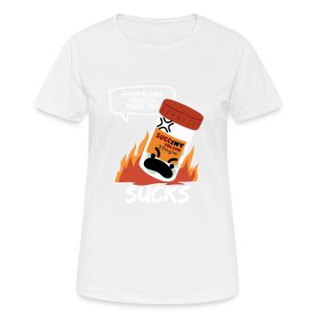Lustiges Wortspiel Hypokaliämisch Periodische Lähmung Bewusstsein - Frauen T-Shirt atmungsaktiv - Weiß - Vorne - AI Model Female 172 dark (172cm)