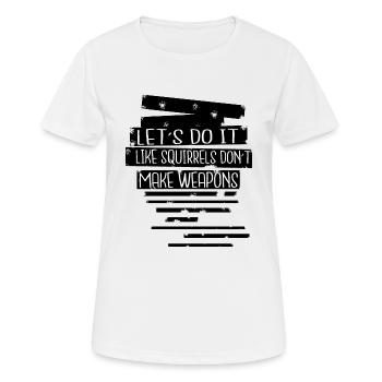 birthday present hippie peace movement - Frauen T-Shirt atmungsaktiv - Weiß - Vorne - AI Model Female 172 dark (172cm)