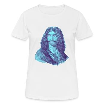 Jean-Baptiste Poquelin, bekannt als Molière - Mon Théâtre - Frauen T-Shirt atmungsaktiv - Weiß - Vorne - AI Model Female 172 dark (172cm)
